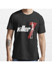 Killer7 Essential T-Shirt 100% Cotton, Gifts for Men Dad Husband Grandpa, S-XXXL, Black