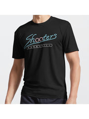Shooters Bar & Grill Active T-Shirt 100% Cotton, Gifts for Men Dad Husband Grandpa, S-XXXL, Black