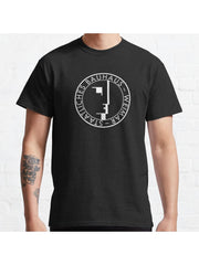 BAUHAUS WEIMAR (BLACK) Classic T-Shirt 100% Cotton, Gifts for Men Dad Husband Grandpa, S-XXXL, Black