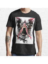 Gasai Yuno Anime Future Desolation Anime T-shirt Essential T-Shirt 100% Cotton, Gifts for Men Dad Husband Grandpa, S-XXXL, Black