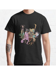 Climbing Spires 2 Classic T-Shirt 100% Cotton, Gifts for Men Dad Husband Grandpa, S-XXXL, Black