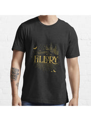 Visit Fillory Essential T-Shirt 100% Cotton, Gifts for Men Dad Husband Grandpa, S-XXXL, Black
