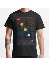 Many Lands Under One Sun Classic T-Shirt 100% Cotton, Gifts for Men Dad Husband Grandpa, S-XXXL, Black