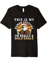 Funny Bald Eagle Quote Bird Cool Bald Eagle Men Women Boy Girl Premium T-Shirt 180G 100% Cotton Printed Round Neck Short-Sleeve T-Shirt, Gifts for Men Dad Husband Grandpa, S-XXXL, Black