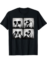 Bald Eagle with Glasses Funny Animal Photobooth Eagle Owner T-Shirt 180G 100% Cotton Printed Round Neck Short-Sleeve T-Shirt, Gifts for Men Dad Husband Grandpa, S-XXXL, Black