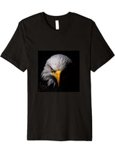 Eagle Bald Premium T-Shirt 180G 100% Cotton Printed Round Neck Short-Sleeve T-Shirt, Gifts for Men Dad Husband Grandpa, S-XXXL, Black
