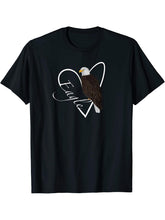 Bald Eagle Bird Birdlover Birdwatcher Animal Biologist T-Shirt 180G 100% Cotton Printed Round Neck Short-Sleeve T-Shirt, Gifts for Men Dad Husband Grandpa, S-XXXL, Black