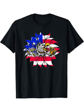 Funny Bald Eagle USA Flag 4th Of July Memorial Day Sunflower T-Shirt 180G 100% Cotton Printed Round Neck Short-Sleeve T-Shirt, Gifts for Men Dad Husband Grandpa, S-XXXL, Black