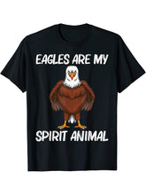 Cool Eagle Design For Men Women Bald Eagle Animal Bird Lover T-Shirt 180G 100% Cotton Printed Round Neck Short-Sleeve T-Shirt, Gifts for Men Dad Husband Grandpa, S-XXXL, Black