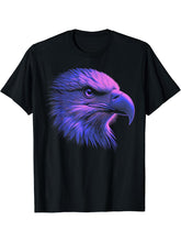 Bald Eagle: My Spirit Animal Tee T-Shirt 180G 100% Cotton Printed Round Neck Short-Sleeve T-Shirt, Gifts for Men Dad Husband Grandpa, S-XXXL, Black