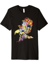 Bald Eagle Shirt American Bald Eagle Gifts T-Shirt color art Premium T-Shirt 180G 100% Cotton Printed Round Neck Short-Sleeve T-Shirt, Gifts for Men Dad Husband Grandpa, S-XXXL, Black