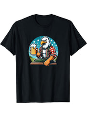 T-Shirt 180G 100% Cotton Printed Round Neck Short-Sleeve T-Shirt, Gifts for Men Dad Husband Grandpa, S-XXXL, Black