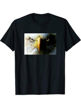 Bald Eagle T-Shirt 180G 100% Cotton Printed Round Neck Short-Sleeve T-Shirt, Gifts for Men Dad Husband Grandpa, S-XXXL, Black