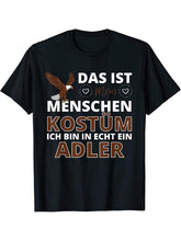 I'm really an eagle - bald eagle T-Shirt 180G 100% Cotton Printed Round Neck Short-Sleeve T-Shirt, Gifts for Men Dad Husband Grandpa, S-XXXL, Black