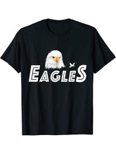 Gift Idea Eagle Photo Bald Eagle T-Shirt 180G 100% Cotton Printed Round Neck Short-Sleeve T-Shirt, Gifts for Men Dad Husband Grandpa, S-XXXL, Black