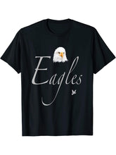 Gift Idea Eagle Photo Bald Eagle T-Shirt 180G 100% Cotton Printed Round Neck Short-Sleeve T-Shirt, Gifts for Men Dad Husband Grandpa, S-XXXL, Black