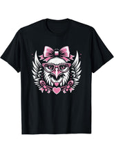 Cute Bald Eagle Glasses Graphic Art Design For Girls T-Shirt 180G 100% Cotton Printed Round Neck Short-Sleeve T-Shirt, Gifts for Men Dad Husband Grandpa, S-XXXL, Black