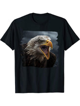 Bald Eagles Bald Eagle T-Shirt 180G 100% Cotton Printed Round Neck Short-Sleeve T-Shirt, Gifts for Men Dad Husband Grandpa, S-XXXL, Black