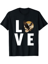 Bald Eagles Bald Eagle T-Shirt 180G 100% Cotton Printed Round Neck Short-Sleeve T-Shirt, Gifts for Men Dad Husband Grandpa, S-XXXL, Black