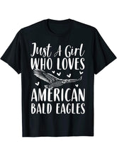 American Bald Eagle Apparel | Funny Eagles Lover Design T-Shirt 180G 100% Cotton Printed Round Neck Short-Sleeve T-Shirt, Gifts for Men Dad Husband Grandpa, S-XXXL, Black