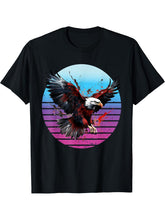 Wildlife T-Shirt 180G 100% Cotton Printed Round Neck Short-Sleeve T-Shirt, Gifts for Men Dad Husband Grandpa, S-XXXL, Black
