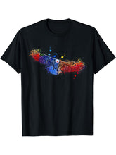 Eagle Shirt Watercolor Painting Gift Patriotic Bald Eagle T-Shirt 180G 100% Cotton Printed Round Neck Short-Sleeve T-Shirt, Gifts for Men Dad Husband Grandpa, S-XXXL, Black