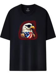 Funny Vintage City T-Shirt Retro Travel Aesthetic City Lover Gift Trendy Graphic Tee 180G 100% Cotton Printed Round Neck Short-Sleeve T-Shirt, Gifts for Men Dad Husband Grandpa, S-XXXL, Black