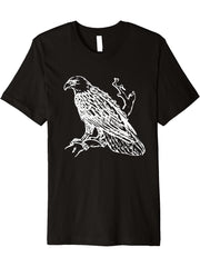 Premium T-Shirt 180G 100% Cotton Printed Round Neck Short-Sleeve T-Shirt, Gifts for Men Dad Husband Grandpa, S-XXXL, Black