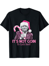 Funny Pink Trump Santa Christmas MAGA Holiday T-Shirt 180G 100% Cotton Printed Round Neck Short-Sleeve T-Shirt, Gifts for Men Dad Husband Grandpa, S-XXXL, Black