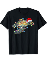Santa Claus T-Shirt 180G 100% Cotton Printed Round Neck Short-Sleeve T-Shirt, Gifts for Men Dad Husband Grandpa, S-XXXL, Black