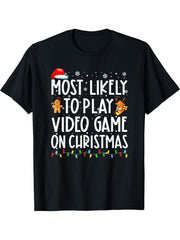 Gaming T-Shirt 180G 100% Cotton Printed Round Neck Short-Sleeve T-Shirt, Gifts for Men Dad Husband Grandpa, S-XXXL, Black