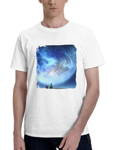 A Dream Of You And I 180G 100% Cotton Printed Round Neck Short-Sleeve T-Shirt, Gifts for Men Dad Husband Grandpa, S-XXXL, White