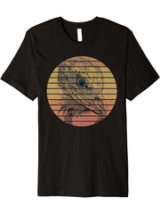 Bald Eagle American National Symbol Animal Patriotic Freedom Premium T-Shirt 180G 100% Cotton Printed Round Neck Short-Sleeve T-Shirt, Gifts for Men Dad Husband Grandpa, S-XXXL, Black