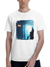 A Vigilante Night Watch With Companion 180G 100% Cotton Printed Round Neck Short-Sleeve T-Shirt, Gifts for Men Dad Husband Grandpa, S-XXXL, White