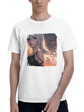 A2 Nier 180G 100% Cotton Printed Round Neck Short-Sleeve T-Shirt, Gifts for Men Dad Husband Grandpa, S-XXXL, White