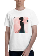 Above Moon 180G 100% Cotton Printed Round Neck Short-Sleeve T-Shirt, Gifts for Men Dad Husband Grandpa, S-XXXL, White