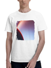 Abstract Canvas Of Colorful Swings 180G 100% Cotton Printed Round Neck Short-Sleeve T-Shirt, Gifts for Men Dad Husband Grandpa, S-XXXL, White