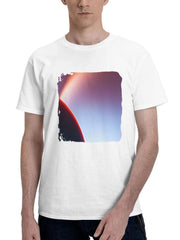 Abstract Canvas Of Colorful Swings 180G 100% Cotton Printed Round Neck Short-Sleeve T-Shirt, Gifts for Men Dad Husband Grandpa, S-XXXL, White