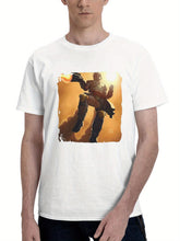 Boba Fett 180G 100% Cotton Printed Round Neck Short-Sleeve T-Shirt, Gifts for Men Dad Husband Grandpa, S-XXXL, White