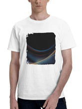 Abstract Enigma 180G 100% Cotton Printed Round Neck Short-Sleeve T-Shirt, Gifts for Men Dad Husband Grandpa, S-XXXL, White