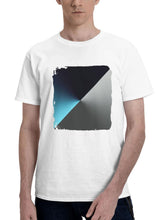 Abstract Spectrum Slice 180G 100% Cotton Printed Round Neck Short-Sleeve T-Shirt, Gifts for Men Dad Husband Grandpa, S-XXXL, White