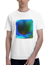 Abstract Ubound Hole 180G 100% Cotton Printed Round Neck Short-Sleeve T-Shirt, Gifts for Men Dad Husband Grandpa, S-XXXL, White