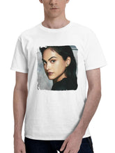 Camila Mendes Hunger Magazine Gm 180G 100% Cotton Printed Round Neck Short-Sleeve T-Shirt, Gifts for Men Dad Husband Grandpa, S-XXXL, White