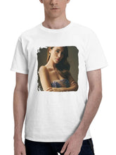 Caylee Cowan 2023 180G 100% Cotton Printed Round Neck Short-Sleeve T-Shirt, Gifts for Men Dad Husband Grandpa, S-XXXL, White