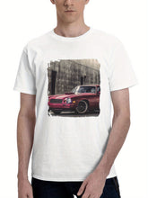 Chevy Camaro 180G 100% Cotton Printed Round Neck Short-Sleeve T-Shirt, Gifts for Men Dad Husband Grandpa, S-XXXL, White