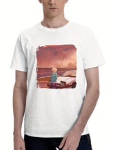 Chill All The Time 180G 100% Cotton Printed Round Neck Short-Sleeve T-Shirt, Gifts for Men Dad Husband Grandpa, S-XXXL, White