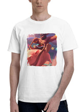 Clash Royale Santa Hog Rider 180G 100% Cotton Printed Round Neck Short-Sleeve T-Shirt, Gifts for Men Dad Husband Grandpa, S-XXXL, White