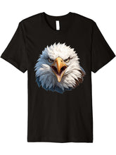 Bald Eagles Bald Eagle Premium T-Shirt 180G 100% Cotton Printed Round Neck Short-Sleeve T-Shirt, Gifts for Men Dad Husband Grandpa, S-XXXL, Black
