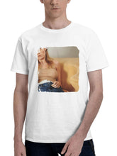 Brie Larson Harpers Bazaar Us 2023 180G 100% Cotton Printed Round Neck Short-Sleeve T-Shirt, Gifts for Men Dad Husband Grandpa, S-XXXL, White