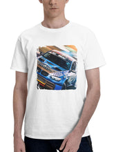 British Drift Championship 180G 100% Cotton Printed Round Neck Short-Sleeve T-Shirt, Gifts for Men Dad Husband Grandpa, S-XXXL, White